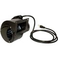 J & D Mfg J&D Shaded Pole Blower, Square Opening, with Damper Door and Cord, 148 CFM, 115V VBM148A-PC